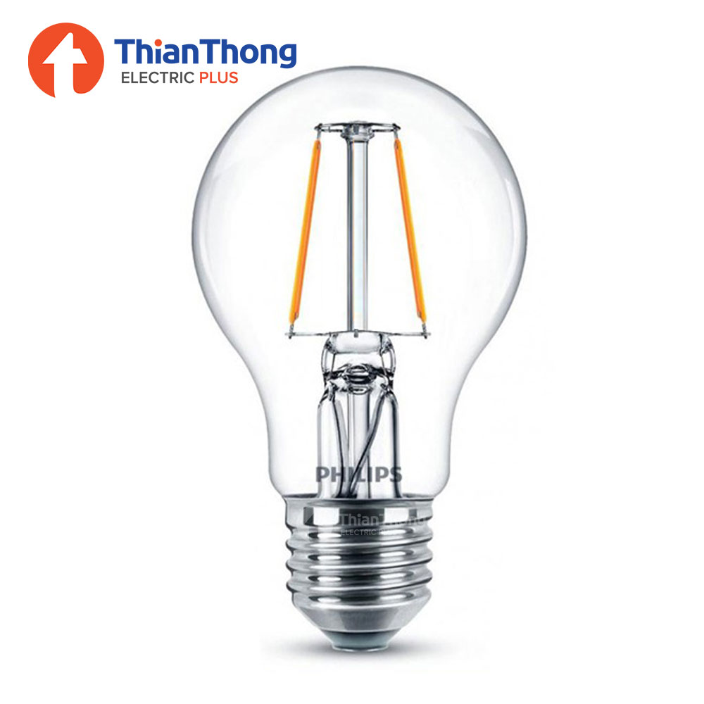 Philips หลอดไฟ LED คลาสสิค ฟิลิปส์ MyCare Classic filament LED A60 4W E27