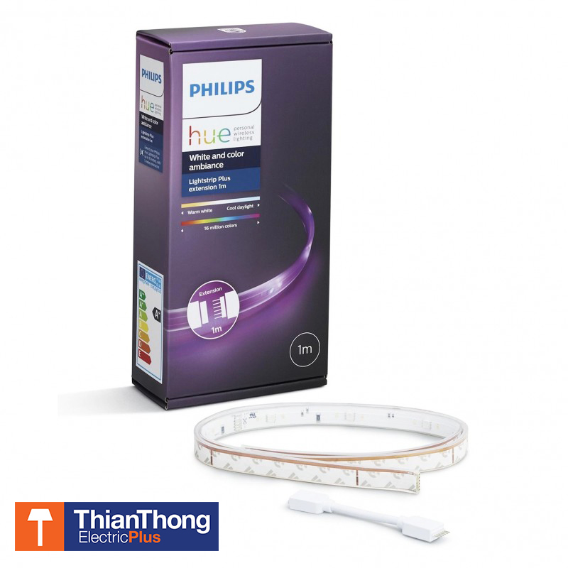 Philips Hue LightStrip LED APR EXT ไฟเส้นเปลี่ยนสี อัจฉริยะ สำหรับต่อเพิ่ม 1 เมตร  Philips COL Lightstrip Plus APR Ext Lightstrips