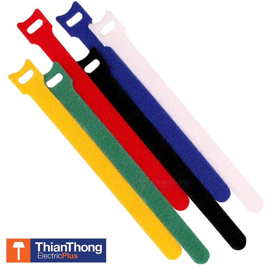 ProLock สายรัดตีนตุ๊กแก สายรัดอเนกประสงค์ โปรล็อค Hook Loop Cable Ties ความยาว 8 นิ้ว