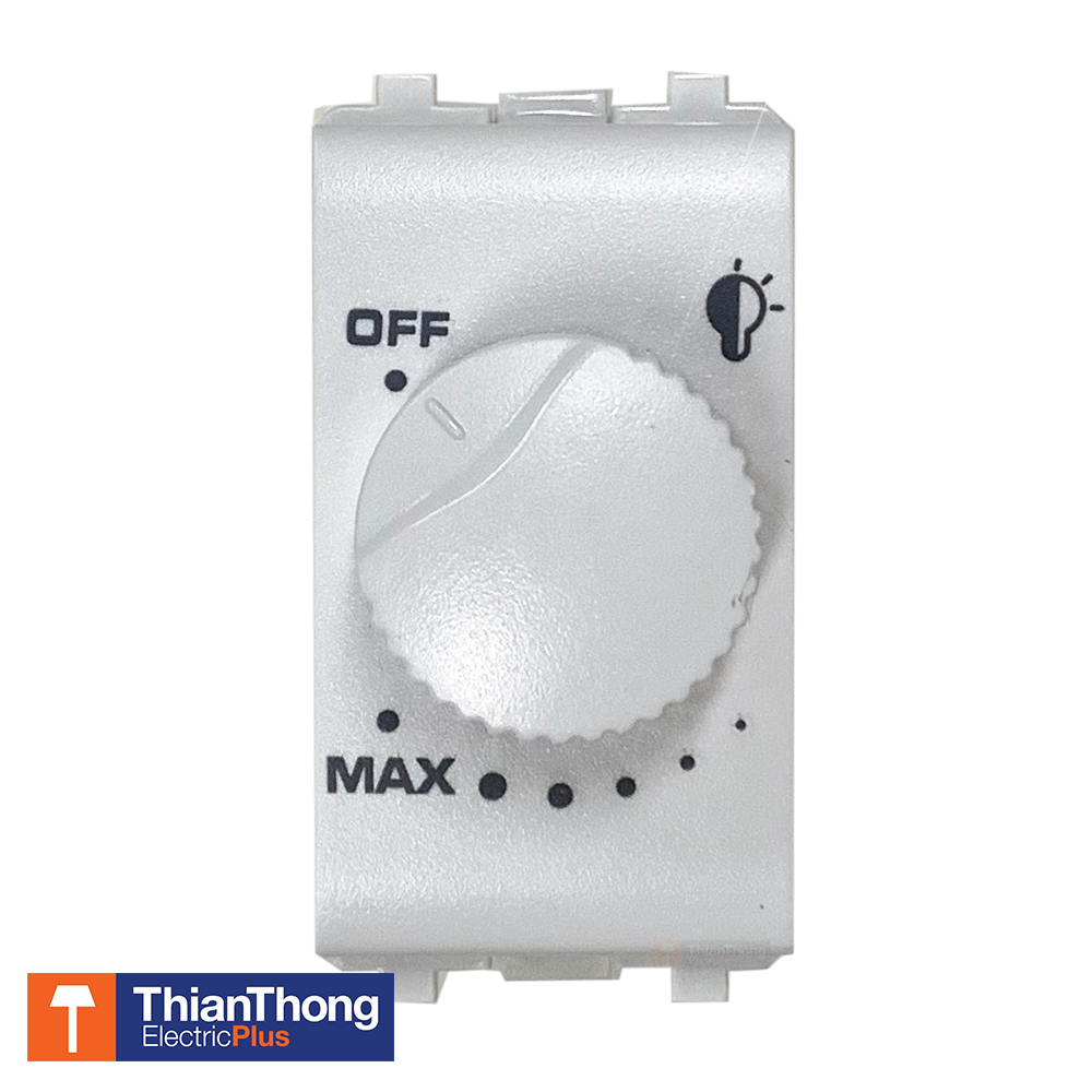 Schneider (Clipsal) สวิทซ์หรี่ไฟชไนเดอร์ มีสวิทซ์ เปิด - ปิด ในตัว Dimmer Switch Module 500W 3031H500M/K Concept Series