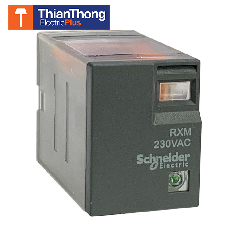 Schneider รีเลย์ ชไนเดอร์ Miniature plug-in relay Control coil voltage 230V AC Zelio RXM - RXM4LB2P7 