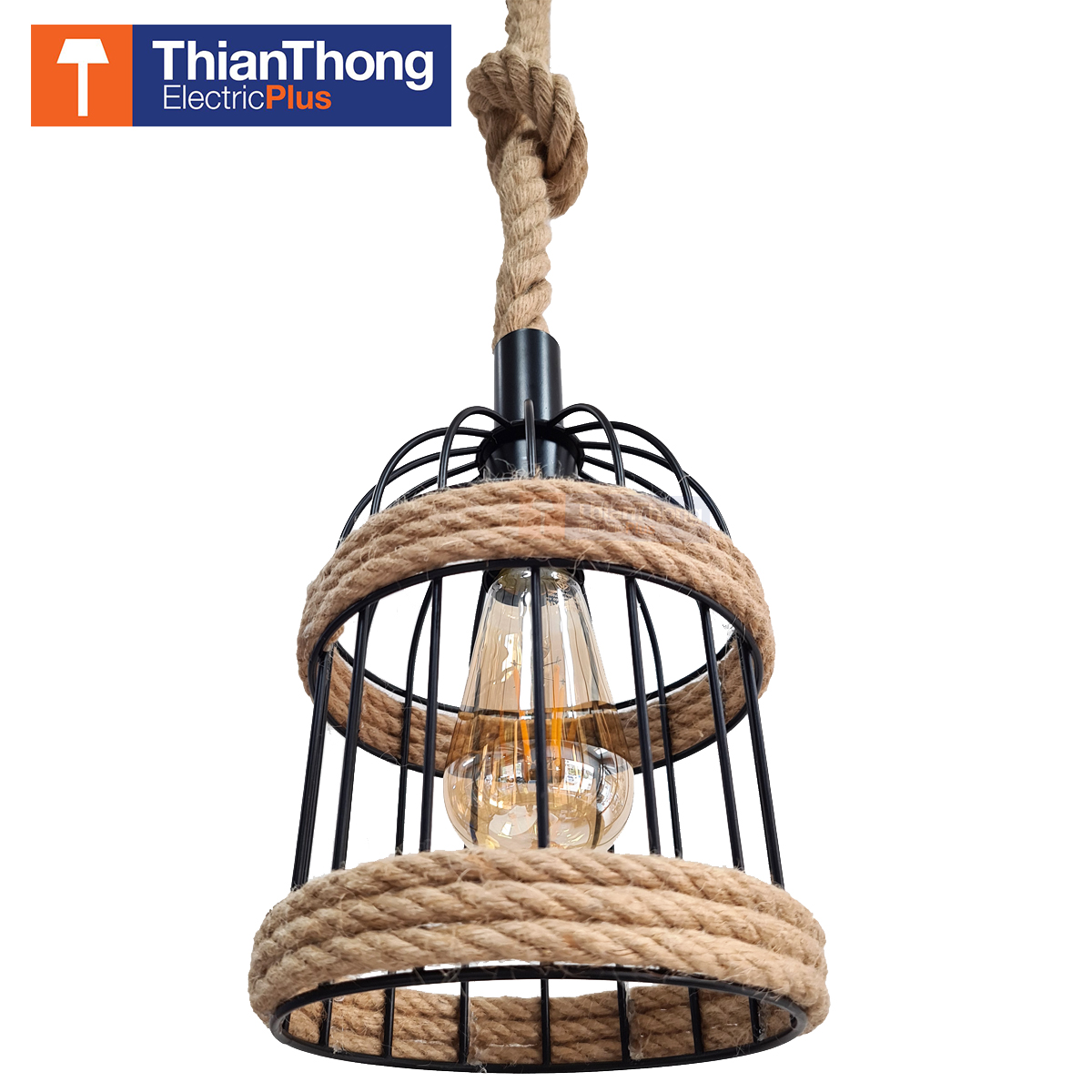 โคมไฟห้อย กรงนกวินเทจ Vintage Pendant Cage Lamp ขั้ว E27
