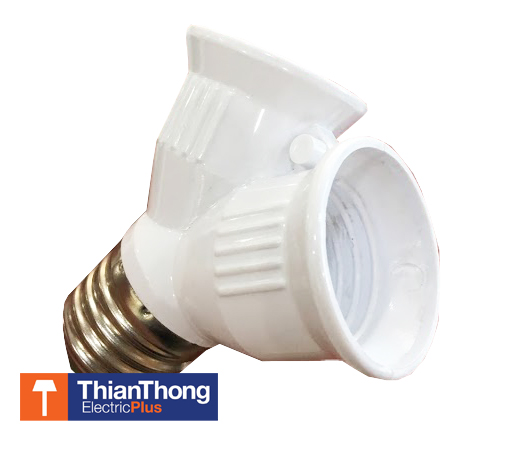 Adapter E27 To Double E27 Socket 