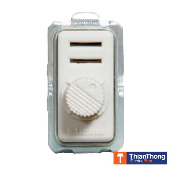 Bticino สวิตช์หรี่ไฟ บิทิชิโน Rotary Dimmer Switch 60-300W Incandescent Magic Advance M9350S