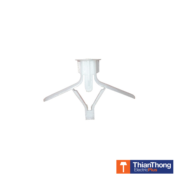 พุ๊คฝังฝ้ายิบซั่ม (พุ๊คผีเสื้อ) Gypsum Anchor (กล่องละ 100 ตัว)