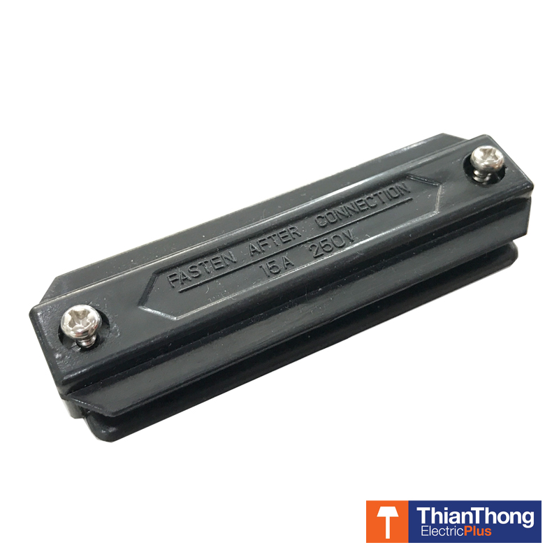 Tracklight Connector Black ตัวต่อรางไฟแทรกไลท์ สีดำ