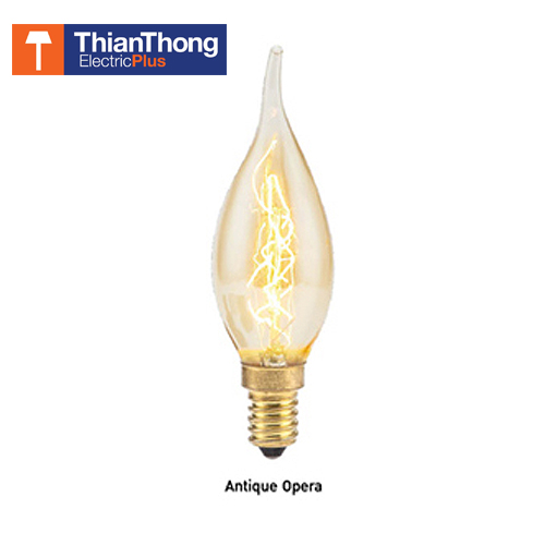 EVE Antique Opera 22W  หลอดไฟไส้ อีฟ หลอดอินแคนเดสเซนต์ (incandescent) ทรงโอเปล่า