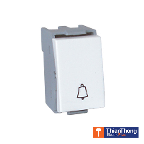 HACO สวิตซ์กระดิ่งเดี่ยว ฮาโก้ ขนาด 1 ช่อง Bell Switch DECO W2710