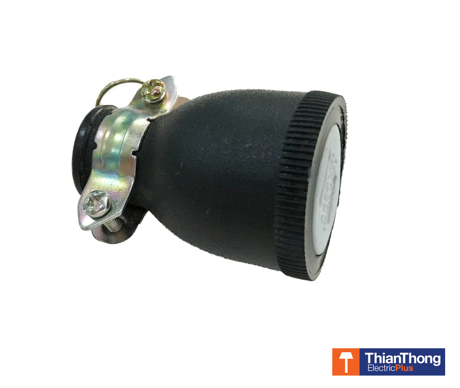 ปลั๊กยางตัวเมีย ขาแบน Female Rubber US-Plug 15A 250V