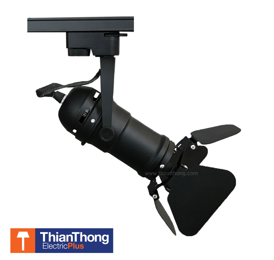 โคมไฟติดราง Track Light MR16 รุ่น Studio ไฟตรง 220V - STW สีดำ