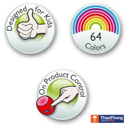 Philips Living Colors Micro Princess โคมไฟ LED เปลี่ยนสีได้ ฟิลิปส์ - สีชมพูเจ้าหญิง