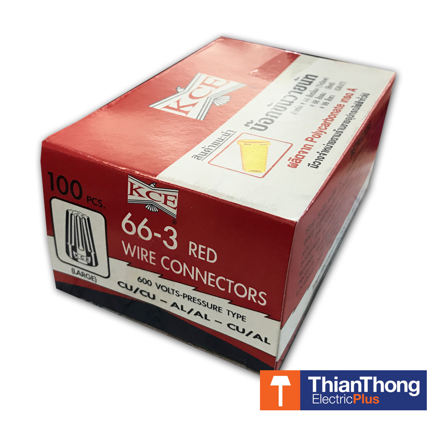 วายนัทจับสาย Wire Nut Red – Connector Assortment แดง 66-3