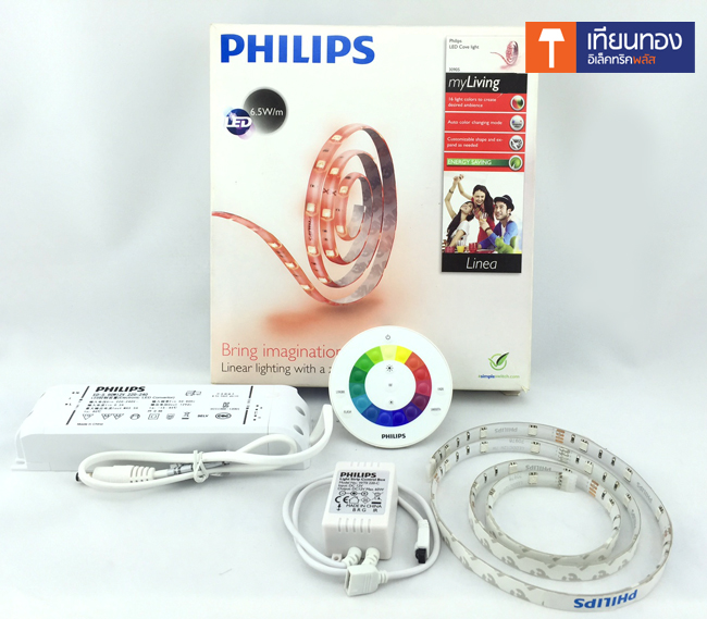 Philips LED Strip RGB 30904 30W 1M ไฟเส้น ฟิลิปส์ เปลี่ยนสีได้ พร้อมรีโมทควบคุม