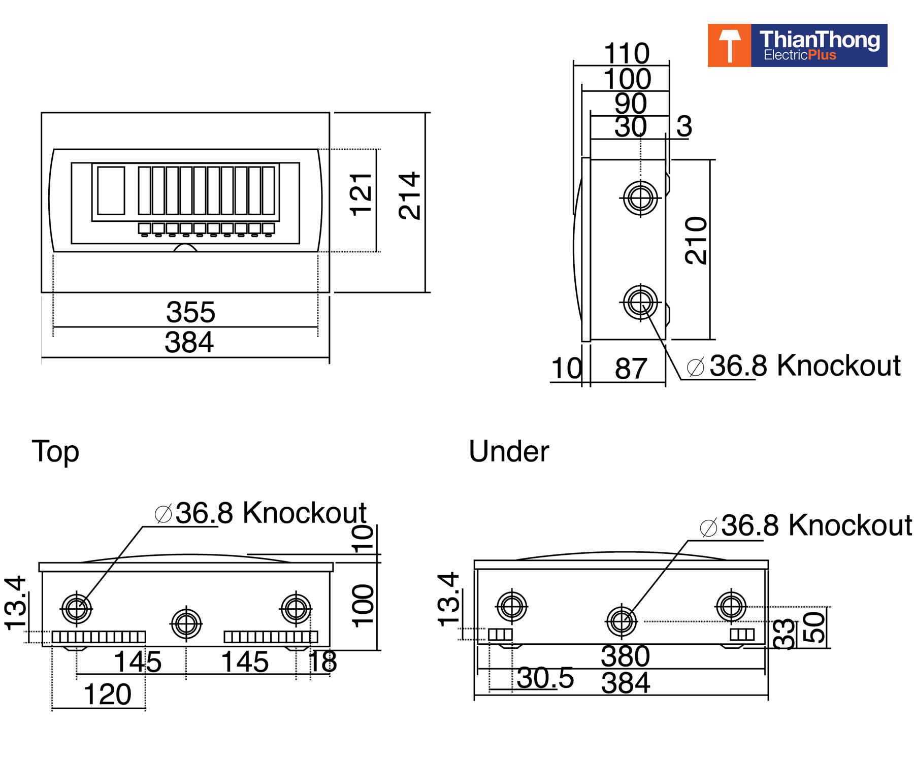 Consumer Units Change คอนซูเมอร์ ช้าง 10 ช่อง