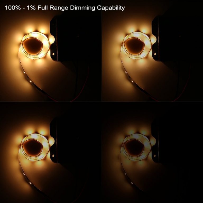 LED Strip Dimmer Switch 12V-24V 30A Brightness Controller
