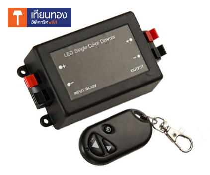 Wireless Remote LED Light Single Color RF Dimmer Controller  DC 12-24V 8A