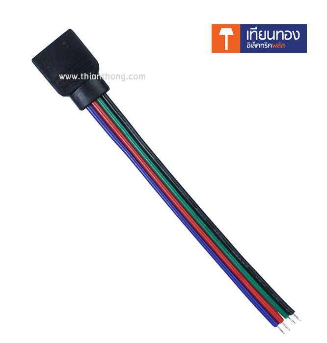 สาย LED Strip Connector Cable 4 Pin Female 10 CM.