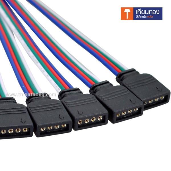 สาย LED Strip Connector Cable 4 Pin Female 10 CM.