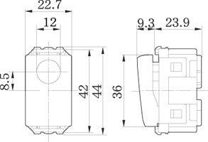 Panasonic Pushbutton WEG5401-7