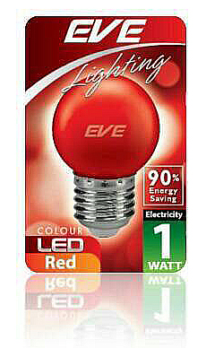 EVE LED Ball Color หลอดปิงปอง LED อีฟ 1W