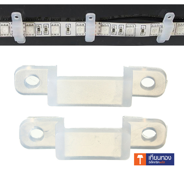 Silicon Clip Mounting 10mm Brackets for Fixing 5050 5630 LED Strip