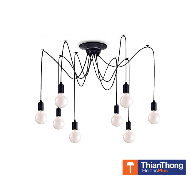 vintage 8 Bulb Chandelier