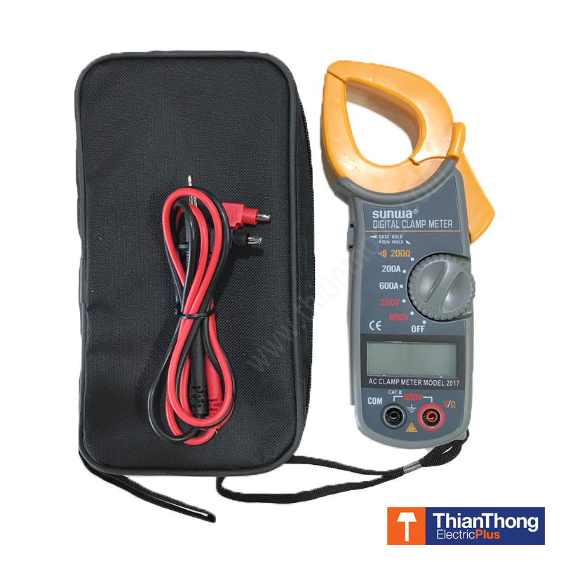 Sunwa ซันวา ดิจิตอล แคลมป์มิเตอร์ Digital Clamp Meter Model 2017 เครื่องวัดกระแสไฟฟ้า วัดแรงดันไฟฟ้า