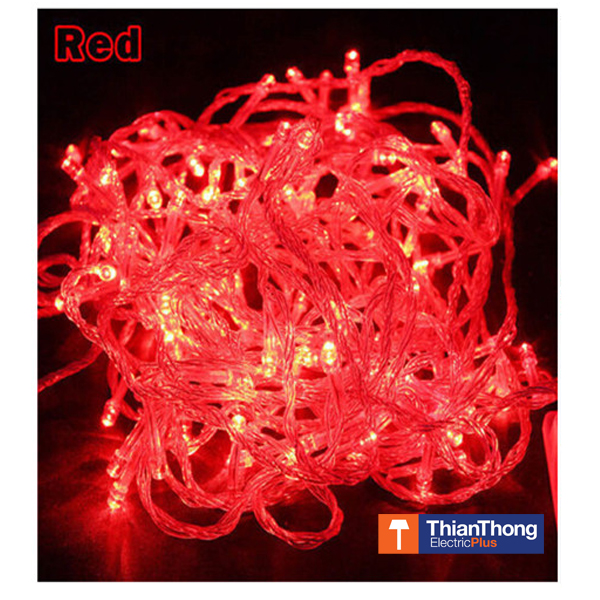 Lighting Plus ไฟกระพริบ LED ไฟประดับตกแต่ง Christmas LED String Light - แสงสีแดง RED