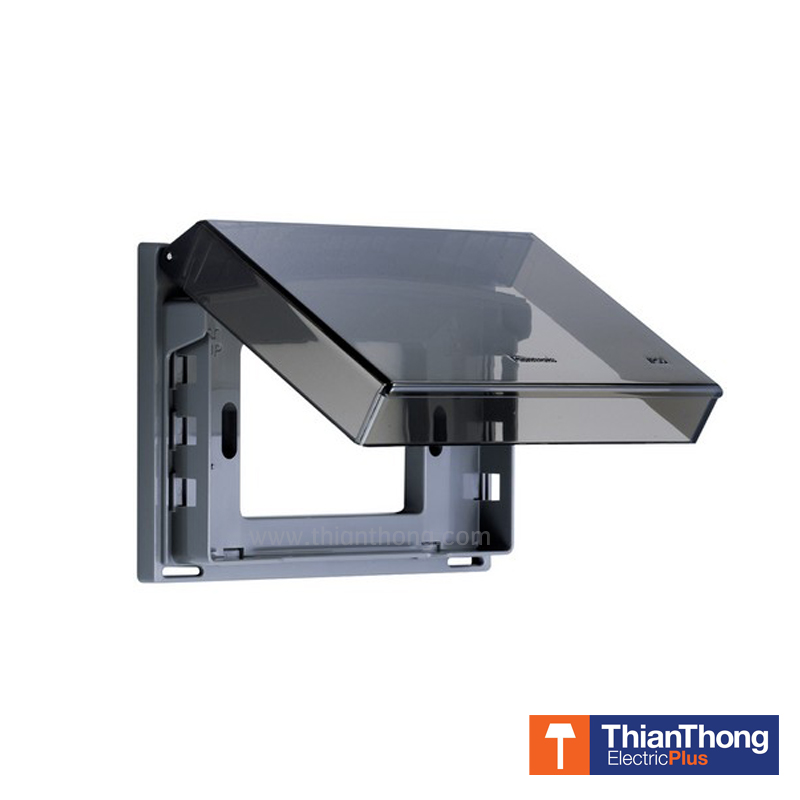 Panasonic หน้ากากกันน้ำ 3 ช่อง WEG 8981 Weather proof plates: Plastic 1-Gang Center 3-Devices