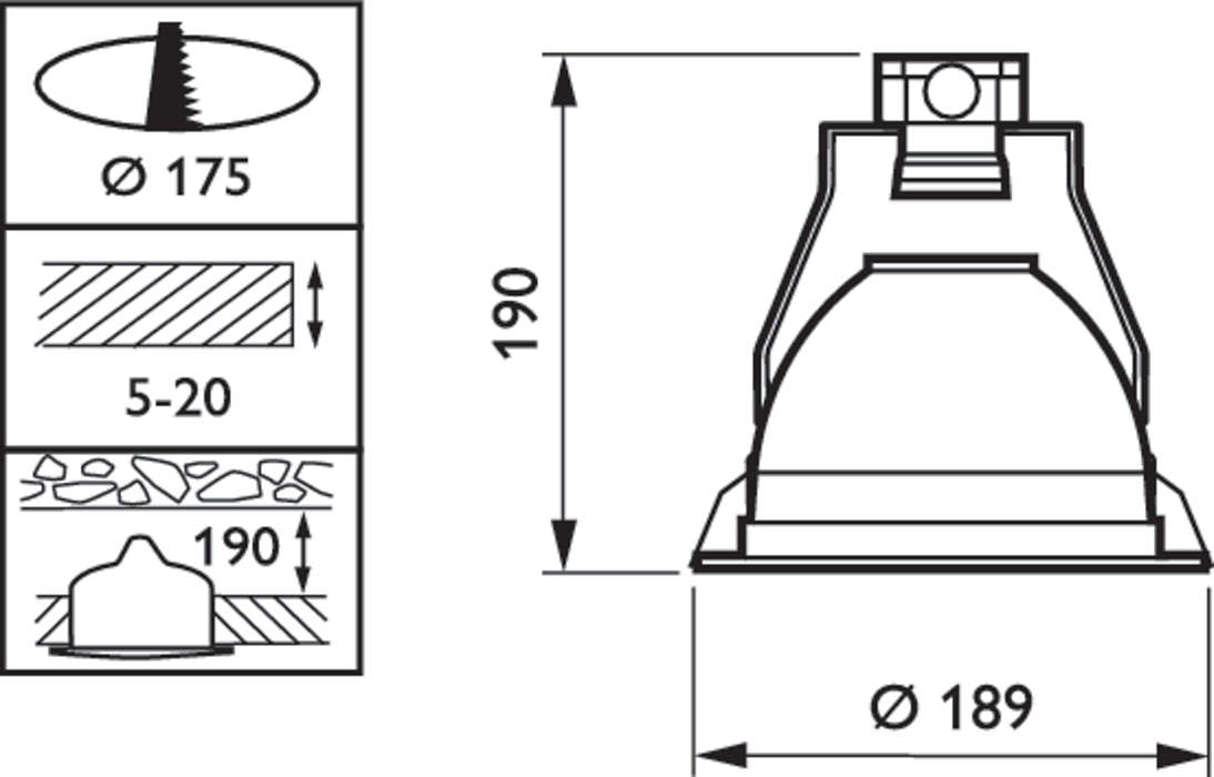 Philips Downlight FBS116 โคมดาวไลท์ ฟิลิปส์ 6