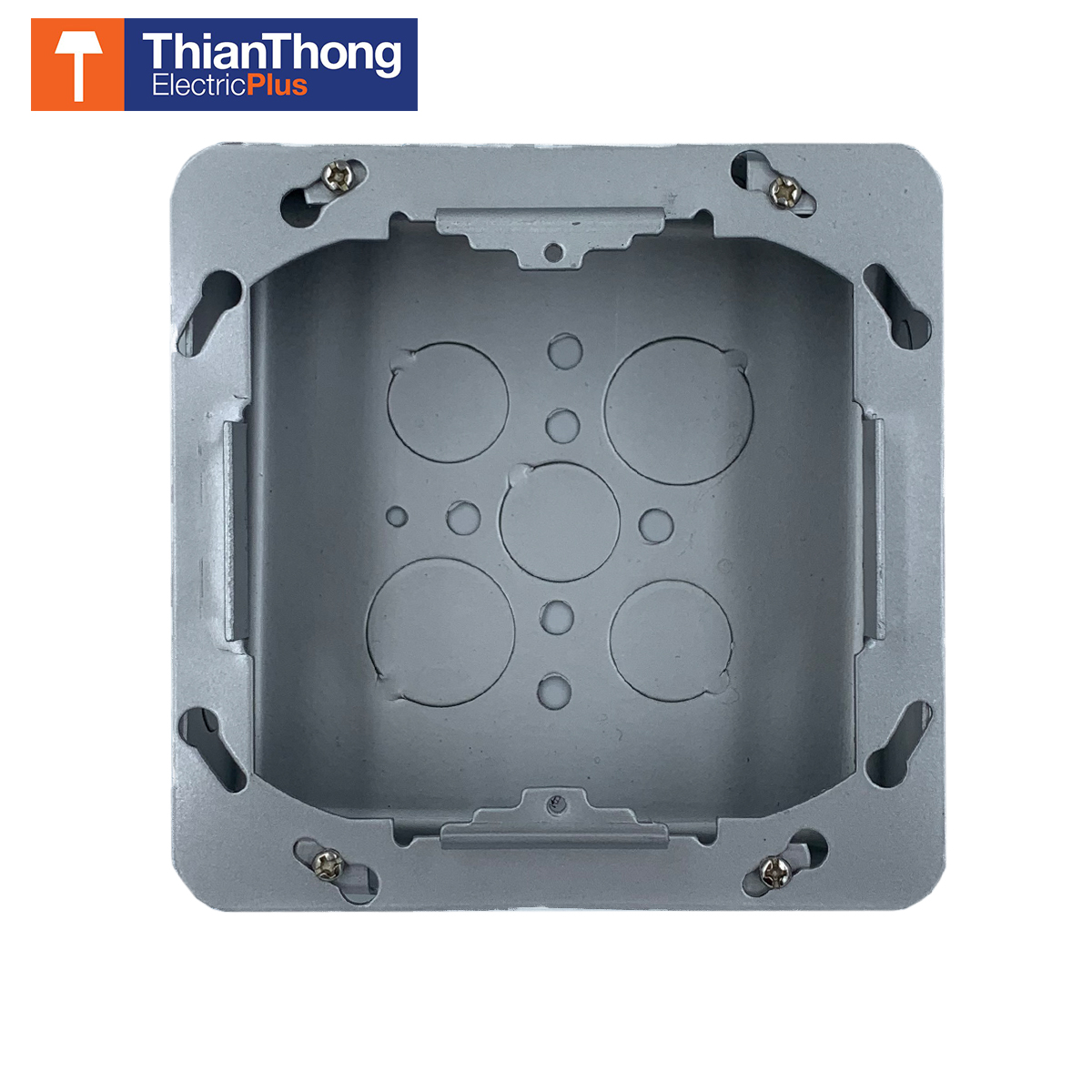 Haco กล่องโลหะเต้ารับแบบปรับองศา ฮาโก้ Haco Floor socket flush metal box SQ-120